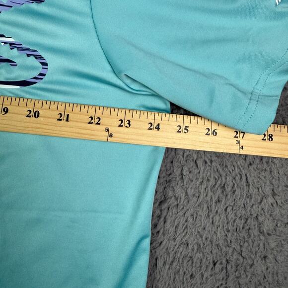 Lacoste Sport Miami Open Tennis Polo Shirt Mens 2XL (7) Light Blue Performance - Picture 8 of 10